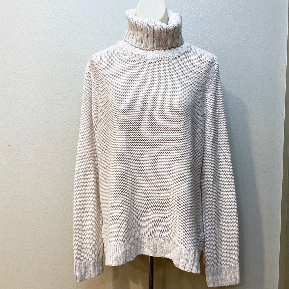 H&M Basic Light Pink Knitted Pullover Sweater